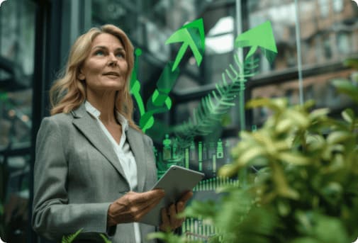 businesswoman-analyzing-growth-projections